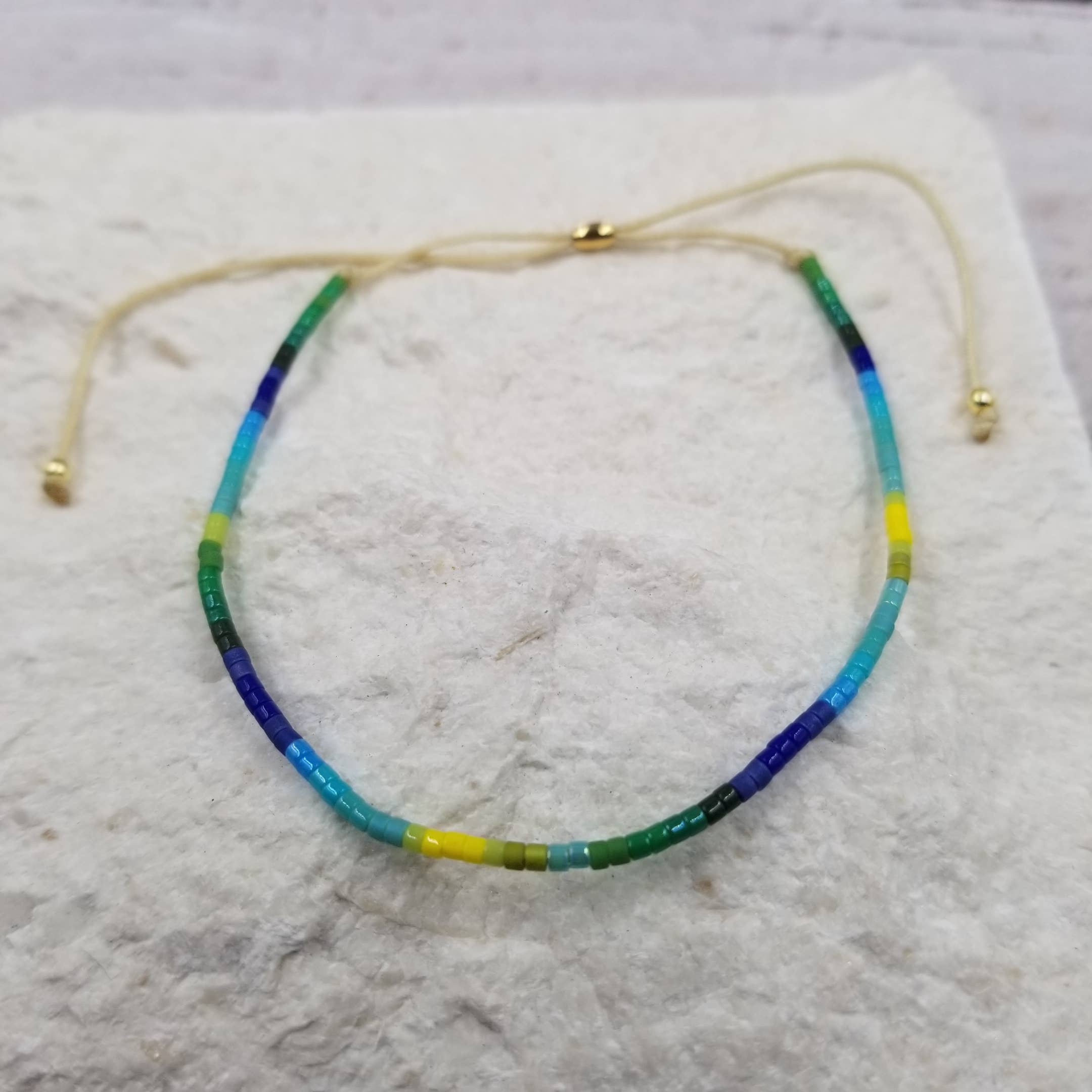 Treasure Wholesale - Wholesale Beaded Bracelet - Handmade Bali Seed Beads Friendship Bracelet0