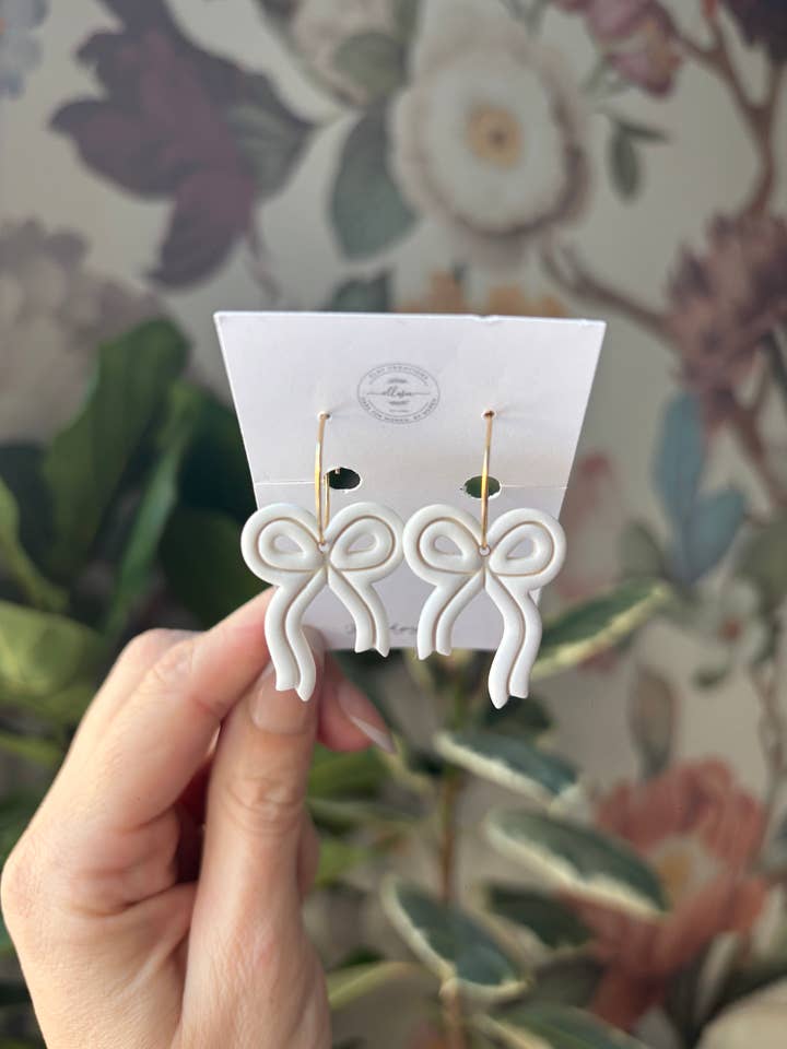 Bella Bow Hoops for engroshandel hos ElleseeWomen