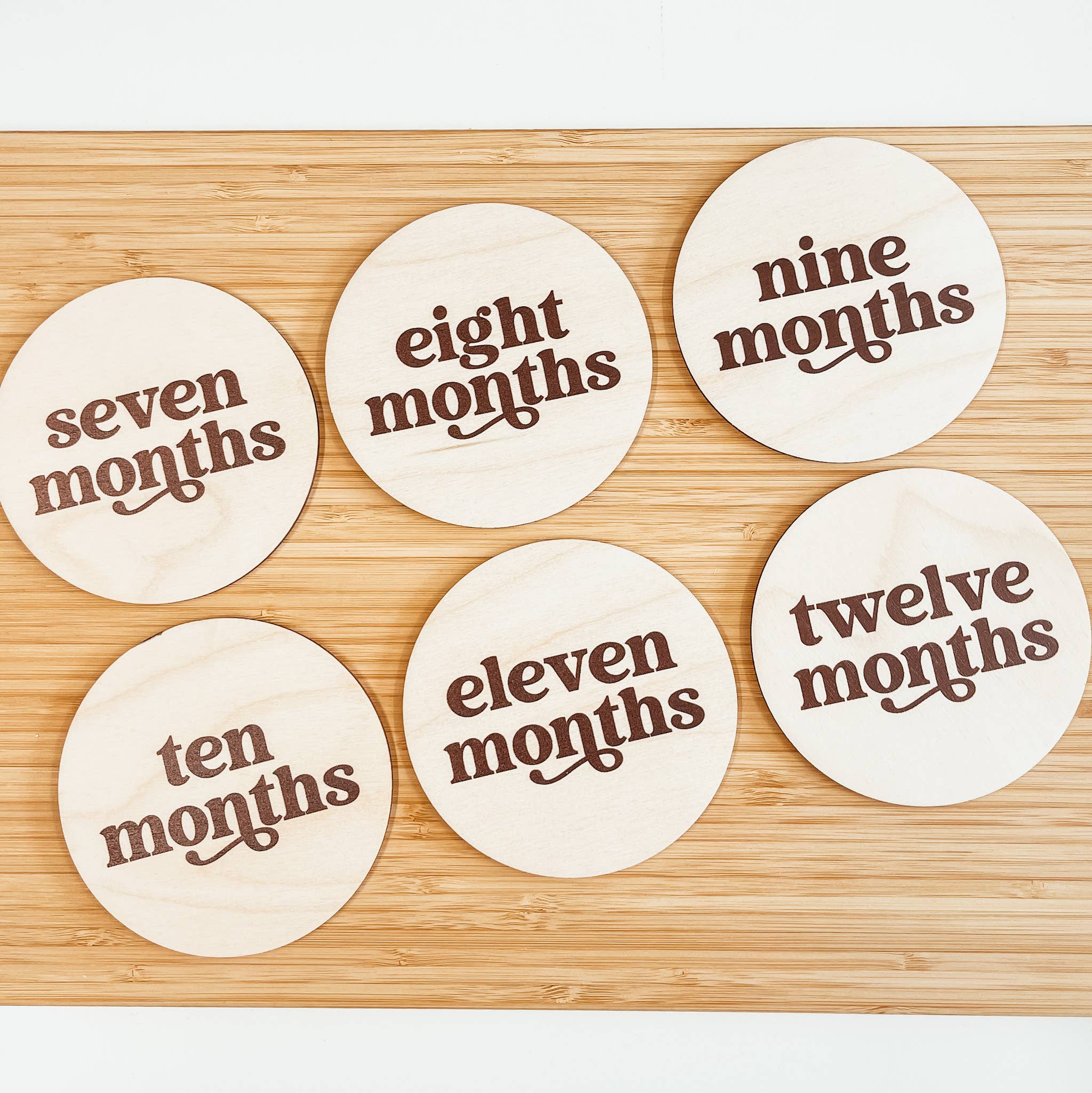 Knotty Design Co. - Wholesale Milestone Art/Keepsake - Kids & Baby - Monthly Milestone Set2