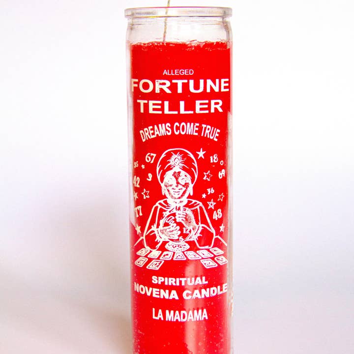 Fortune Teller Ritual Prayer Candle for wholesale by Santa Sabina