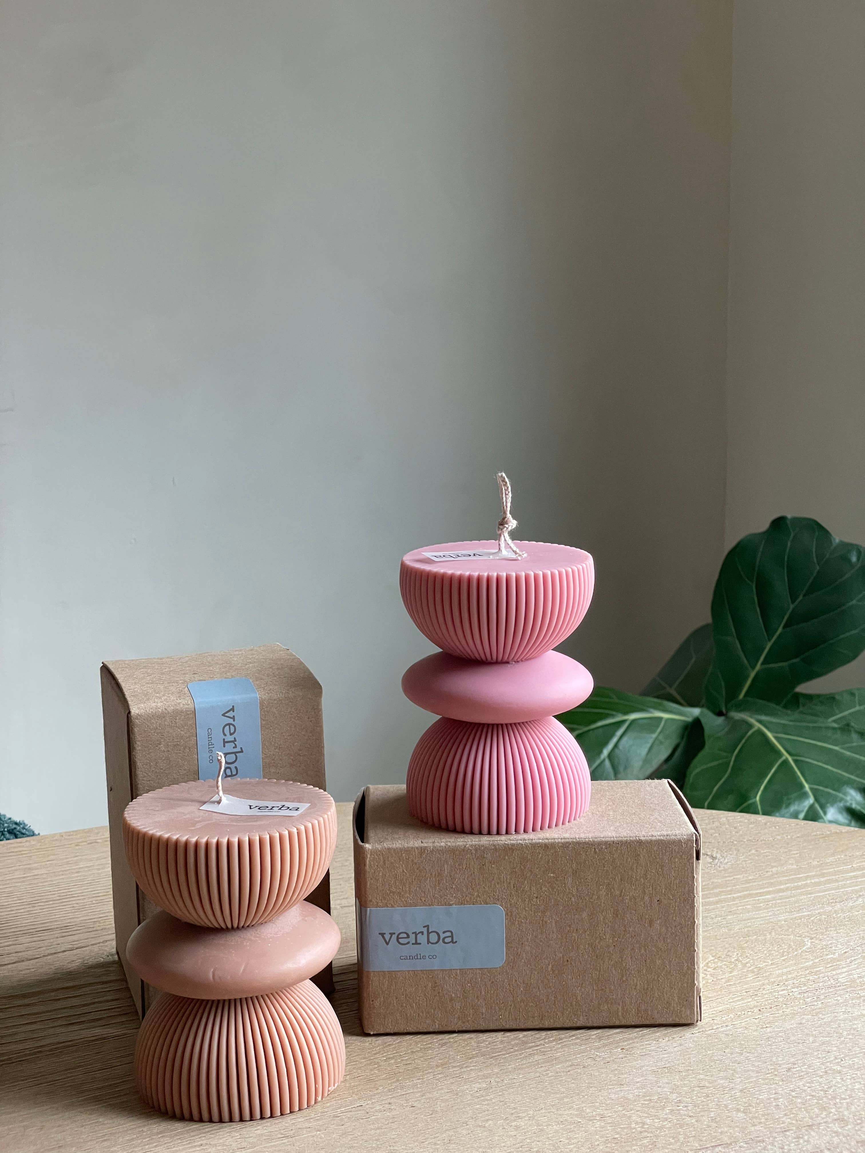 Verba Candle Co - Vente Bougies piliers - Bougie Wide Pillar5