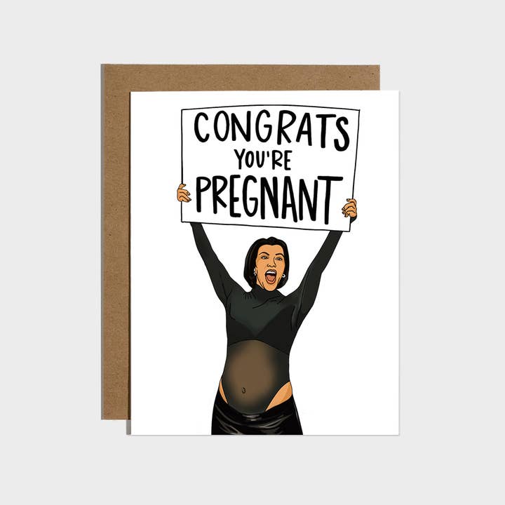 Brittany Paige - Venta al por mayor Tarjetas de felicitación - ¡Felicidades! Estás embarazada Tarjeta de bebé