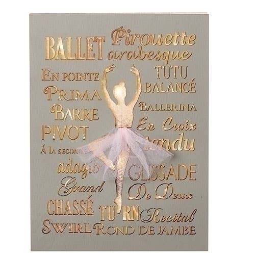 LED Ballet Plaque; Laser Cut Design for wholesale by Roman