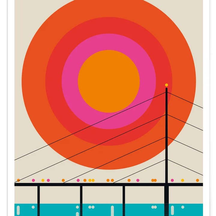 JUNIQE – Großhandel Poster – Düsseldorf 76 - Premium Poster
