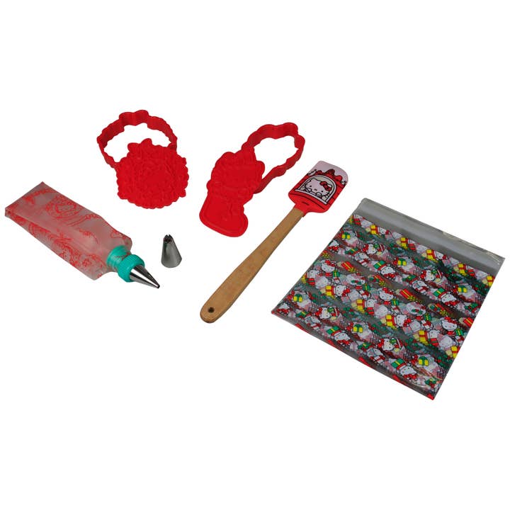 Handstand Kitchen - Wholesale Cookie Cutter - Hello Kitty® Holiday Cookie Stamp and Frosting Set - 27pc1