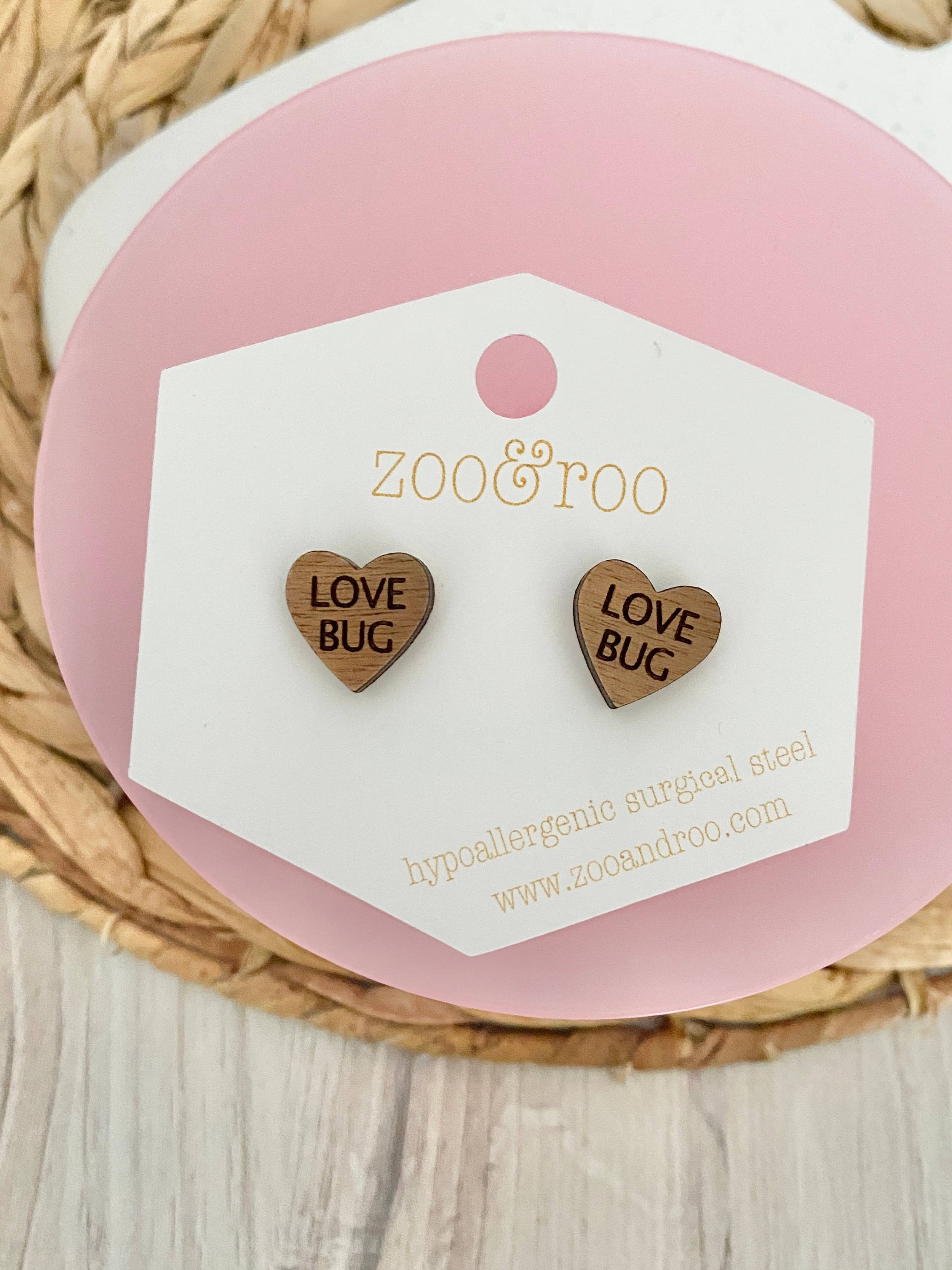 zoo&roo - Wholesale Jewelry Set - Set of 36 Conversation Heart Studs | Valentines Day earrings14