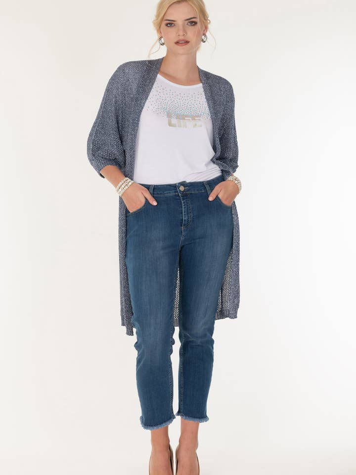 T-Shirt Con Applicazione Strass E Stelle per la vendita all'ingrosso da parte di More By Siste's