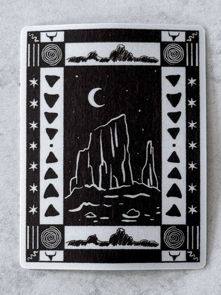 Västra landskap klistermärke för wholesale av Wolf & Wren Co.