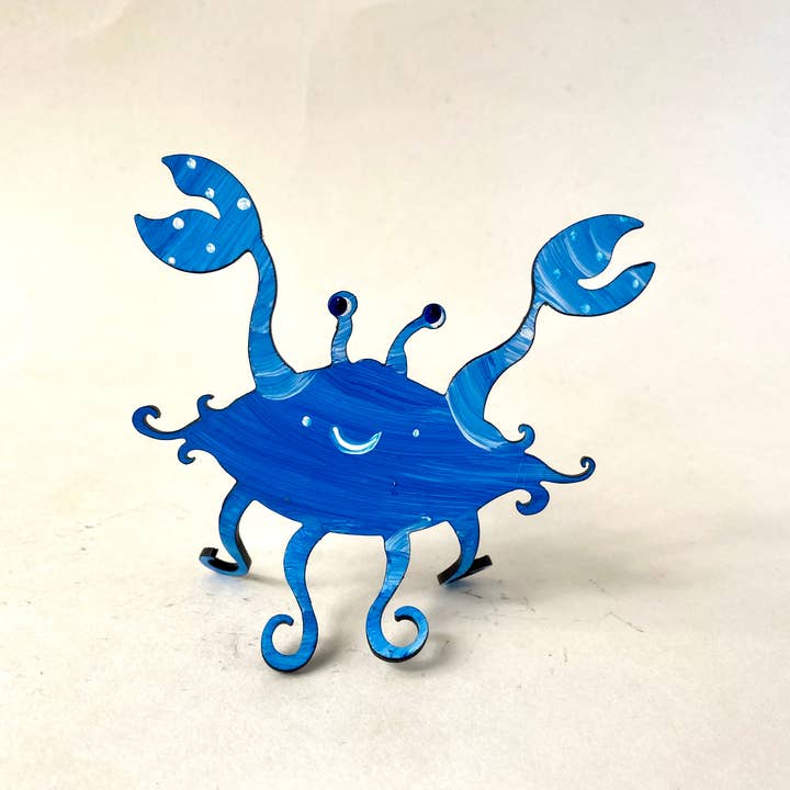 Octopus Adventure by Rebecca Duffy Bush - Wholesale Sculpture - Crab Sculpture - Hand Painted -Small & Medium - Photo Holder11