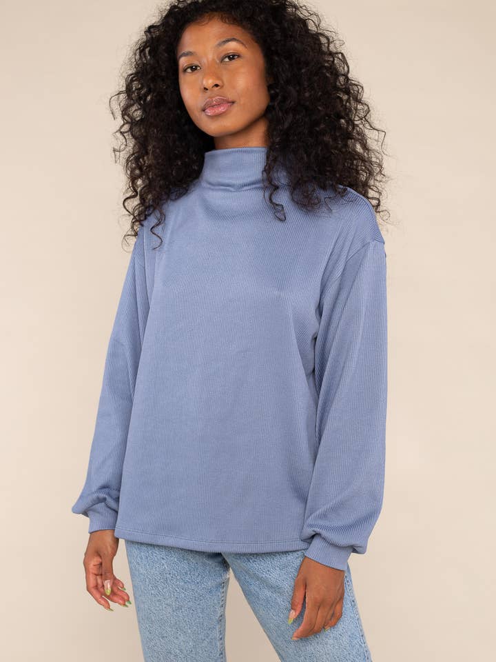 Macie Rib Top for wholesale by NLT