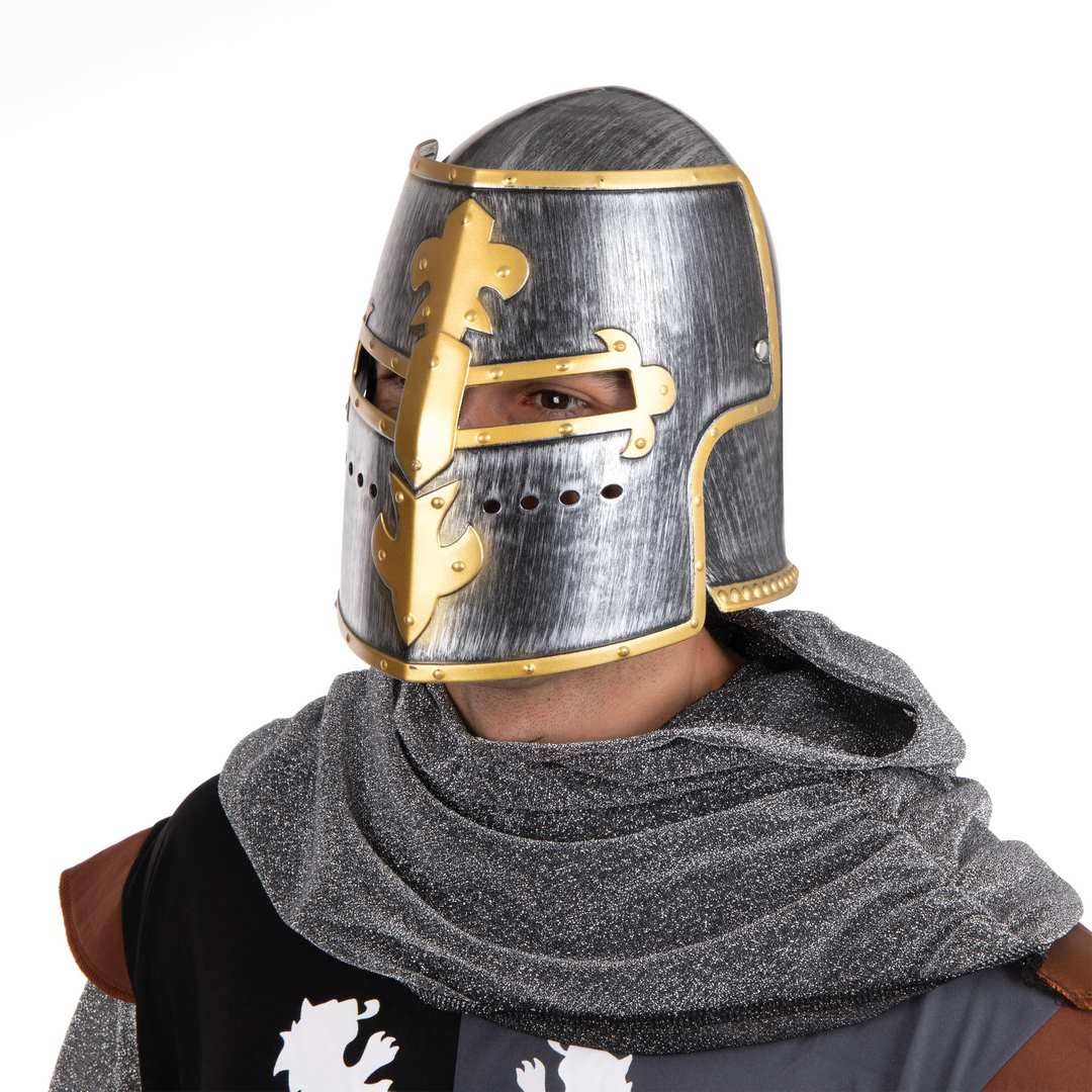 P'tit Clown – Großhandel Kostüm – Herren – Mittelalterlicher Ritterhelm für Erwachsene2