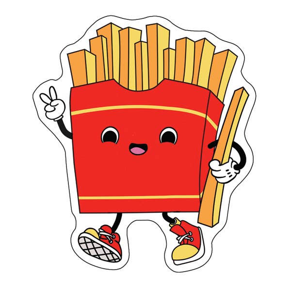 Vinyl Sticker • FRENCH FRY for wholesale by High Jimmie