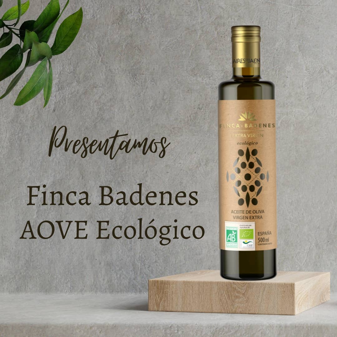 AIRES DE JAEN - Venta al por mayor Aceite de oliva - PACK 12x500ml Aceite de Oliva Virgen Extra ECOLÓGICO Coupage1