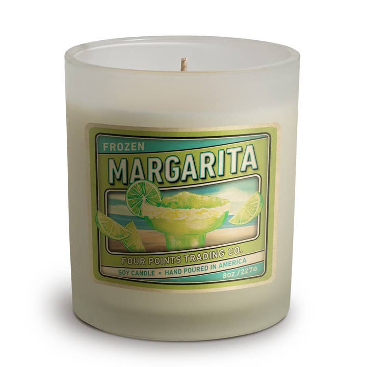 Frozen Margarita - Candela di soia, capacità per la vendita all'ingrosso da parte di Four Points Trading Co
