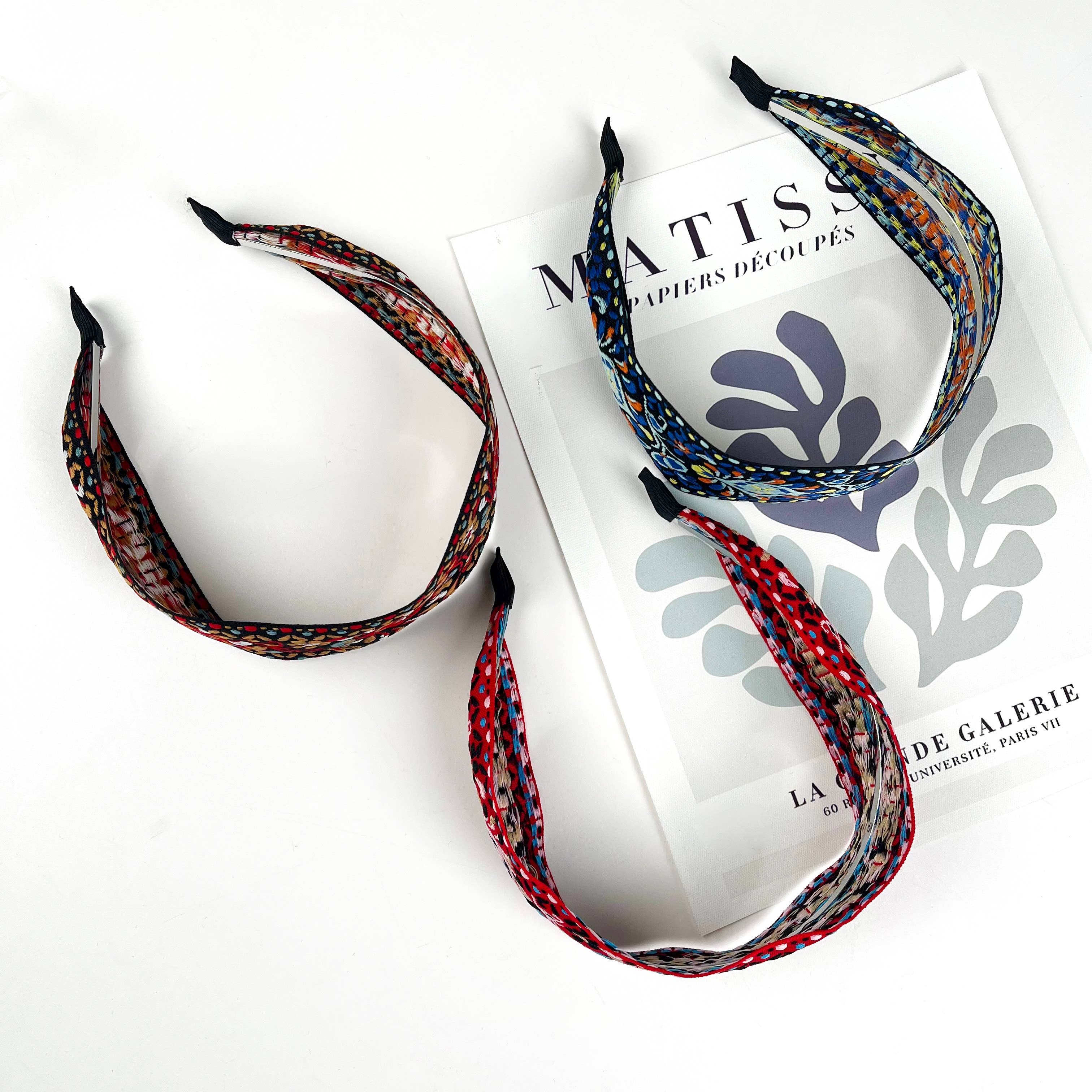 TheDivaSoap - Wholesale Fashion Headband - Women's - Boho ethnic style embroidered headband4