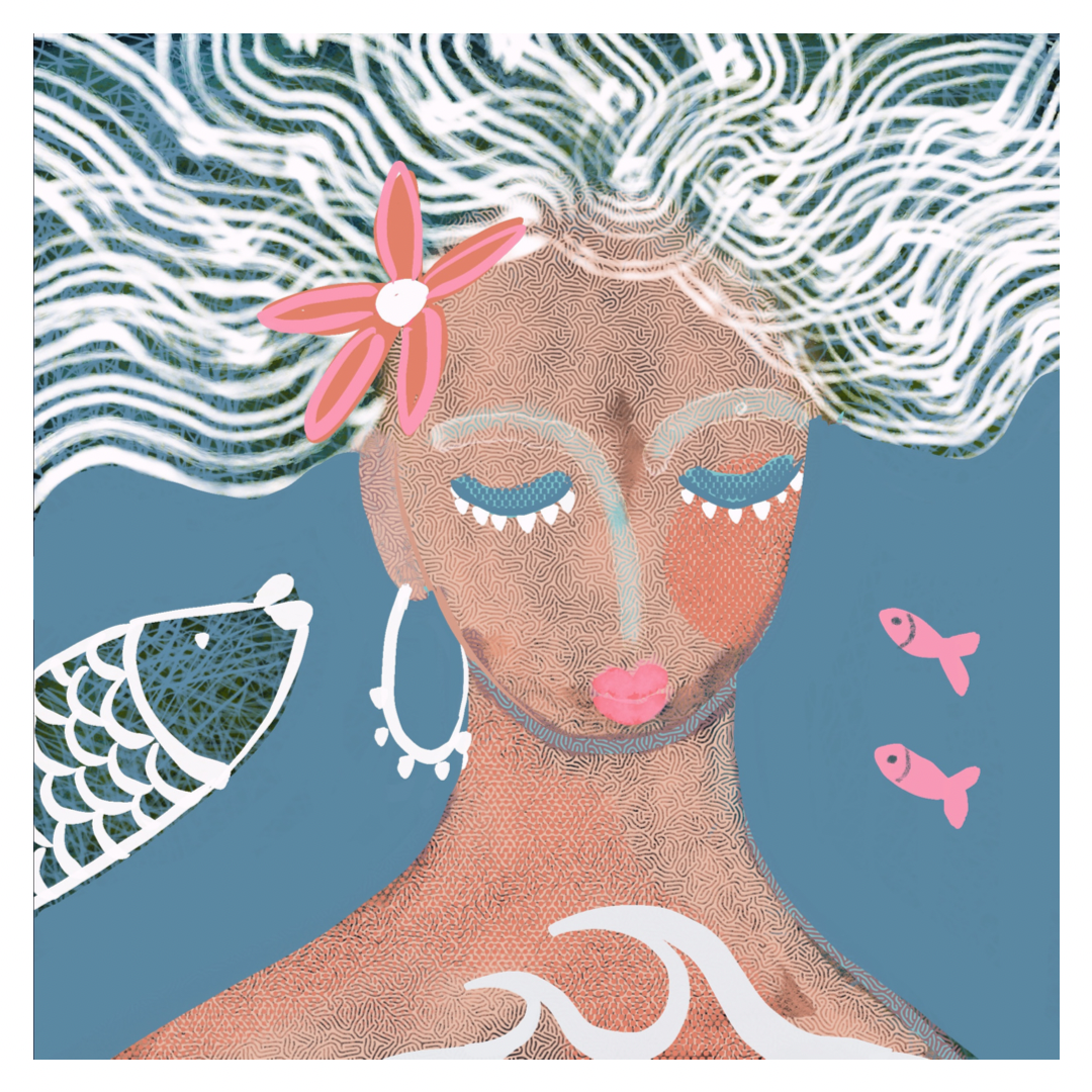 Sue Fantini Art - Vendita all'ingrosso Stampa artistica - Sirenetta3