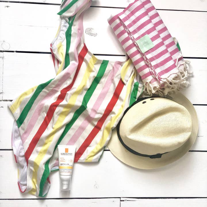 MY LUXE - Venta al por mayor Toallas de playa - Toalla Hammam Cherry Candy4