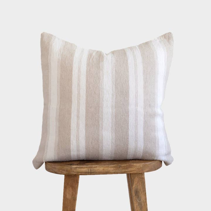 Woven Nook - Wholesale Throw Pillow Cover - Elton In Tan - 18" | 22"