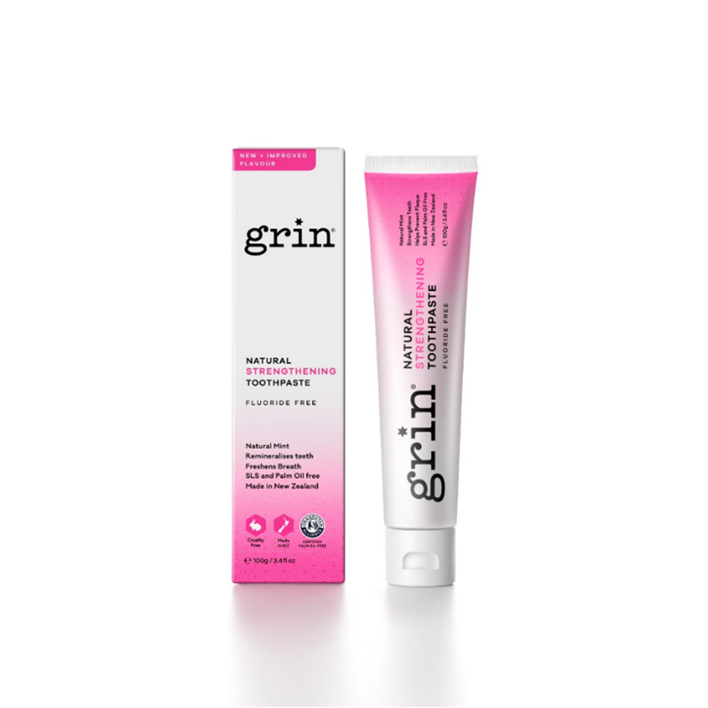 grin natural strengthening toothpaste