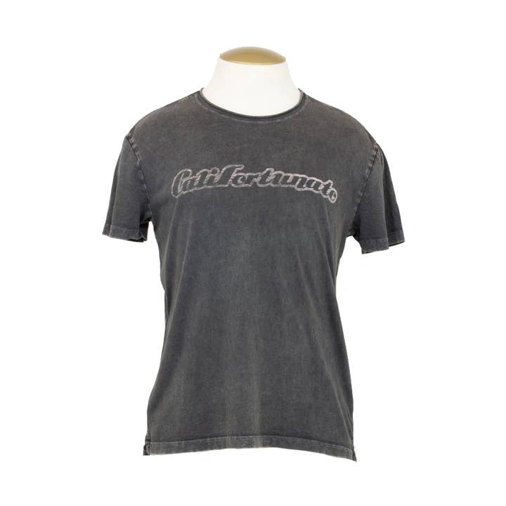 MEN'S MARKET ROUND NECK TEE BLACK for wholesale by Maskdanna by Califortunate