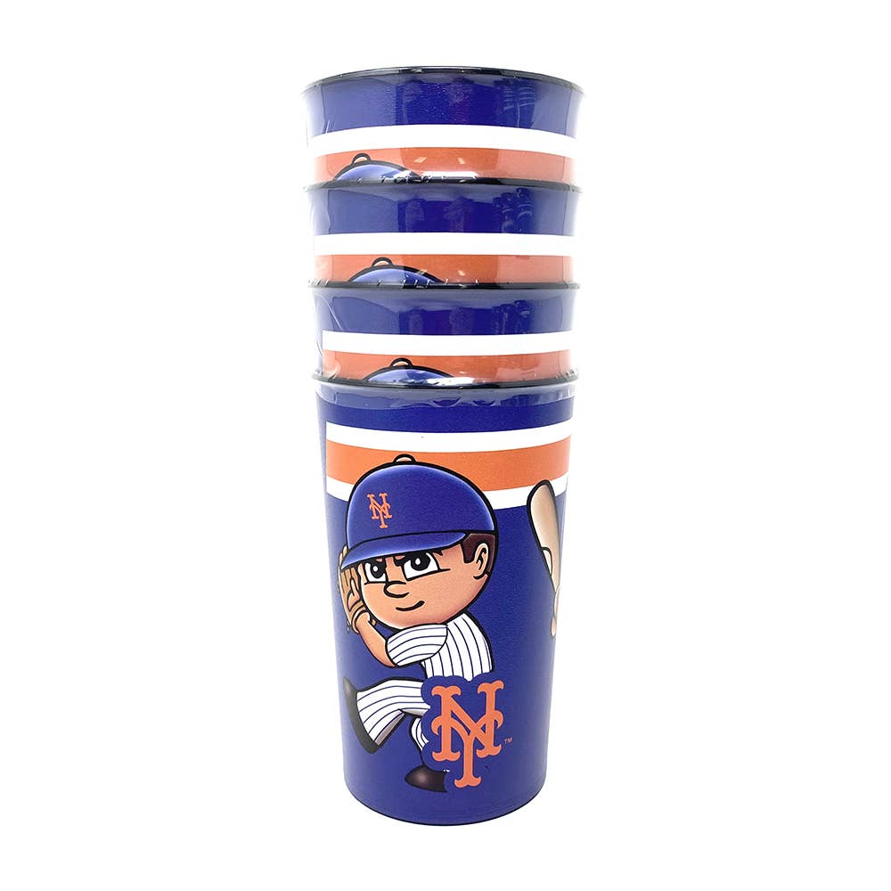 Party Animal, Inc. - Wholesale Disposable Cup - New York Mets Party Cup 4-Pack0