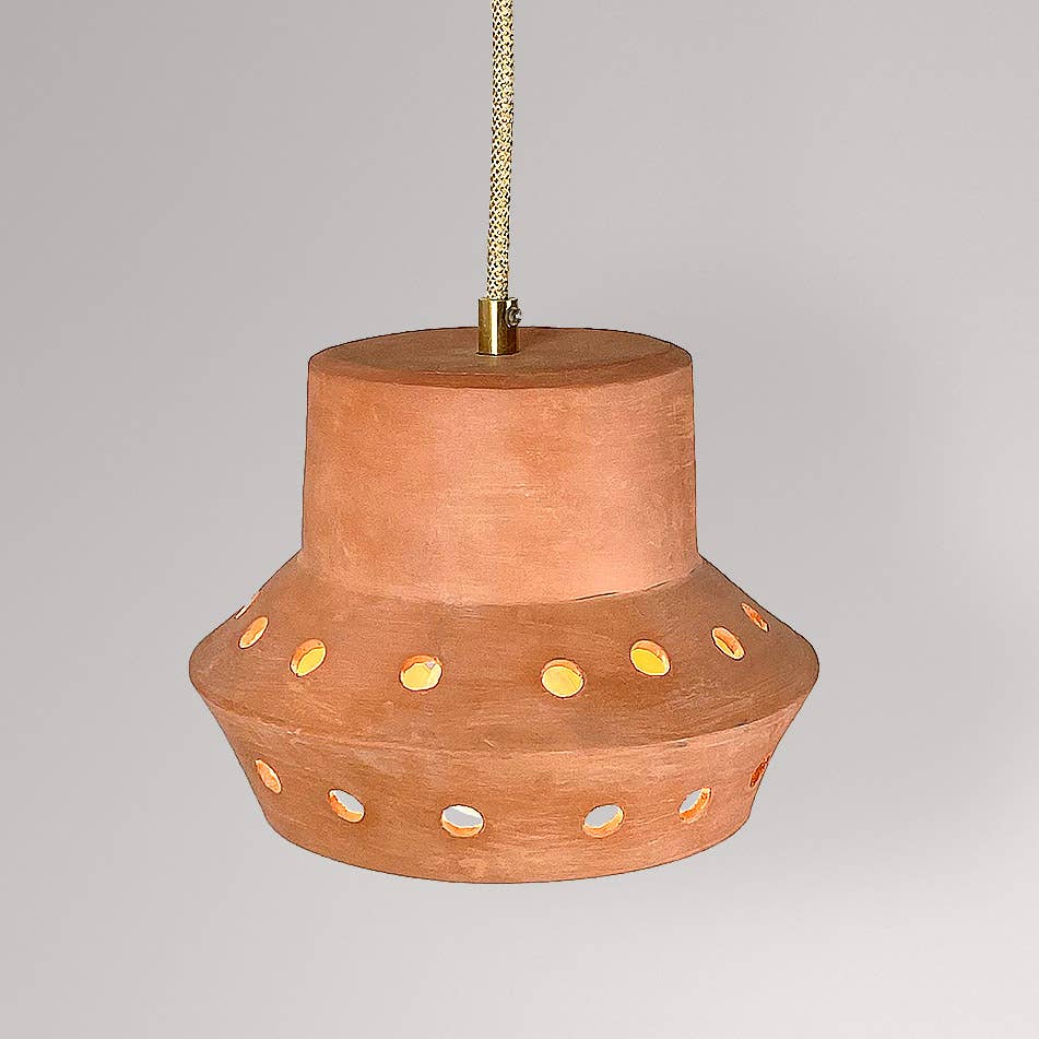 Greatceramics - Wholesale Chandelier/Hanging Light - Lamp Waikiki  Beach Terracotta open| Handmade | Ceramic5