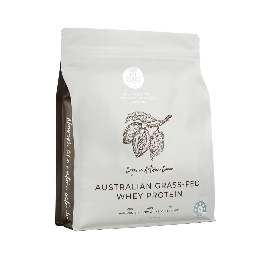Australian Natural Protein Company – wholesale Protein/superfood powder – Grass-Fed Whey Protein Powder Organic Cocoa