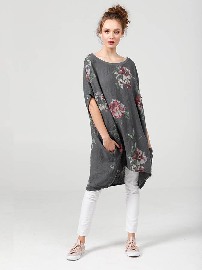 Miss Rose Sister Violet - Wholesale Tunic - Women's - WOMEN'S - Floral Rosabella Top3