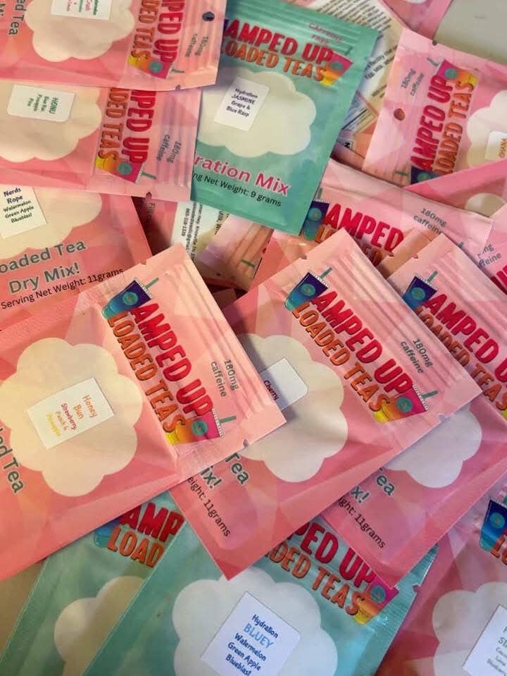 Amped Up Loaded Teas LLC - Wholesale Beverage Mix - Pixie Stick Loaded Tea Dry Mix2