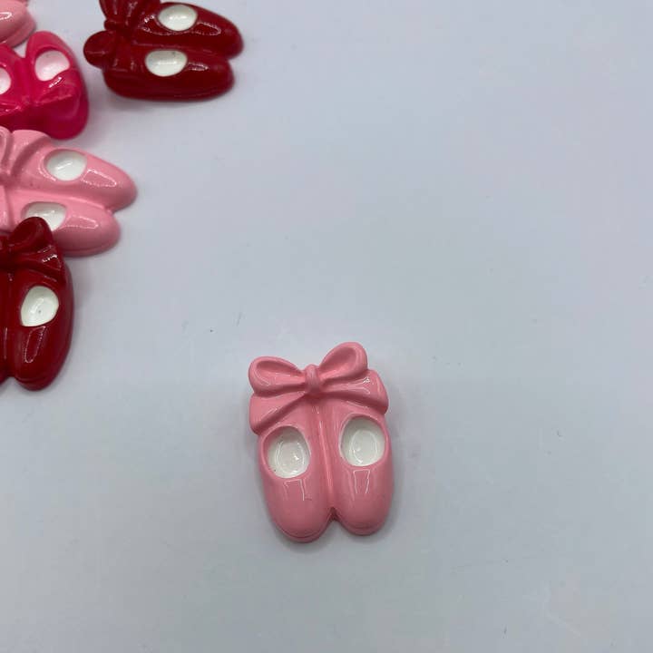 ASAP Craft Supplies - Wholesale Craft Supplies - Ballerina Shoes  Flatback DIY Charms 5 pieces1