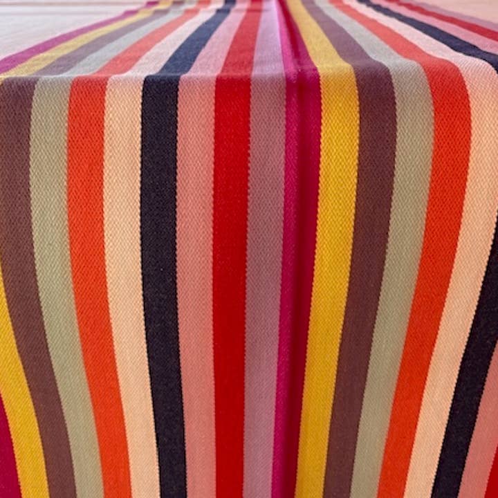 La Maisonnette - Wholesale Tablecloth - French Tablecloth Basque Stripe