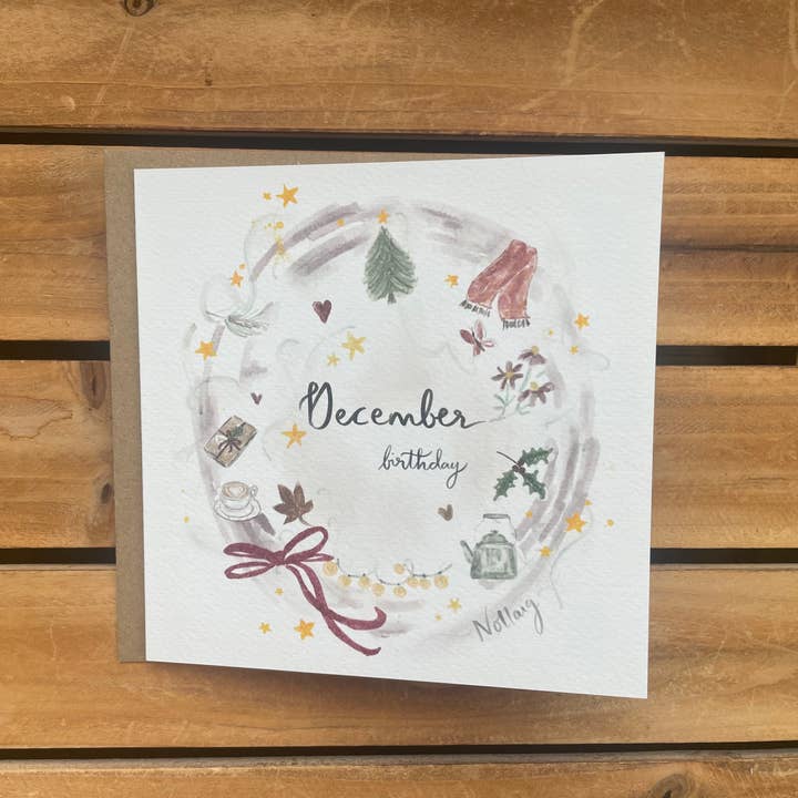 The Birthday Month Collection - December for wholesale by PaperTwigs Designs