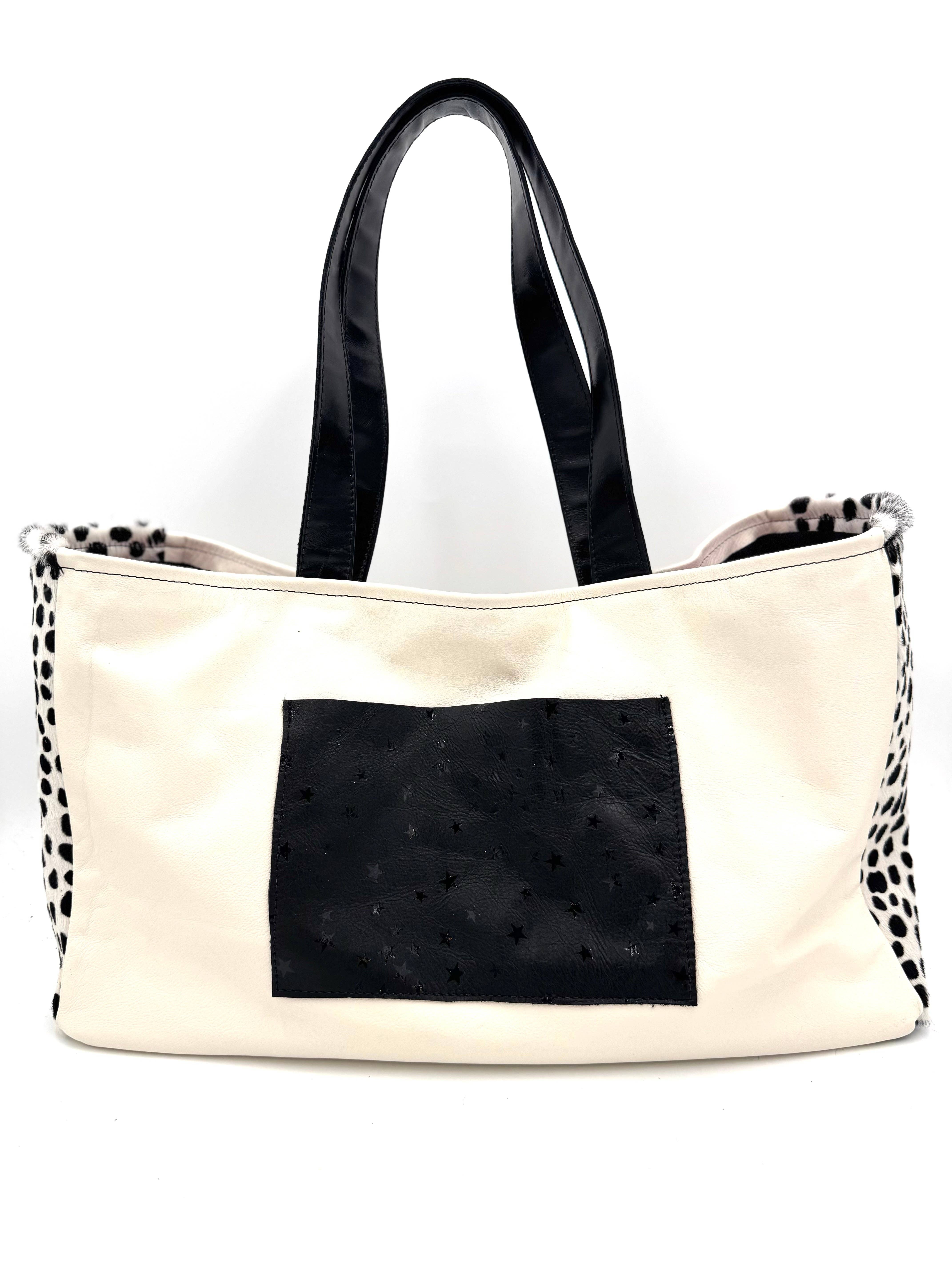 Cream black Gamer tote for wholesale on Faire1