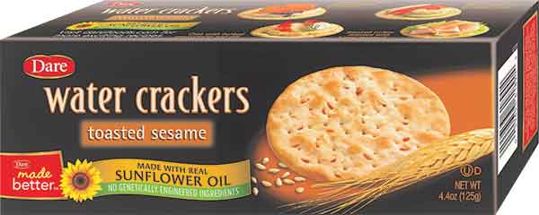 Hudson Meat Company - Wholesale Crackers - CRACKER WATER SESAME     -     DARE0