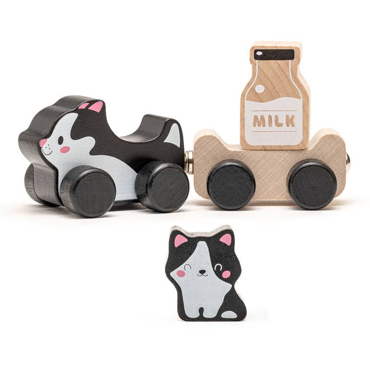 Fainotoys - Wholesale Wood Toy - Kids - Wooden toy "Clever  Кitties"2