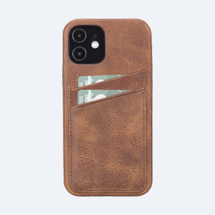 Étui en cuir avec porte-cartes pour iPhone 12 Pro pour la vente par OXA LEATHER