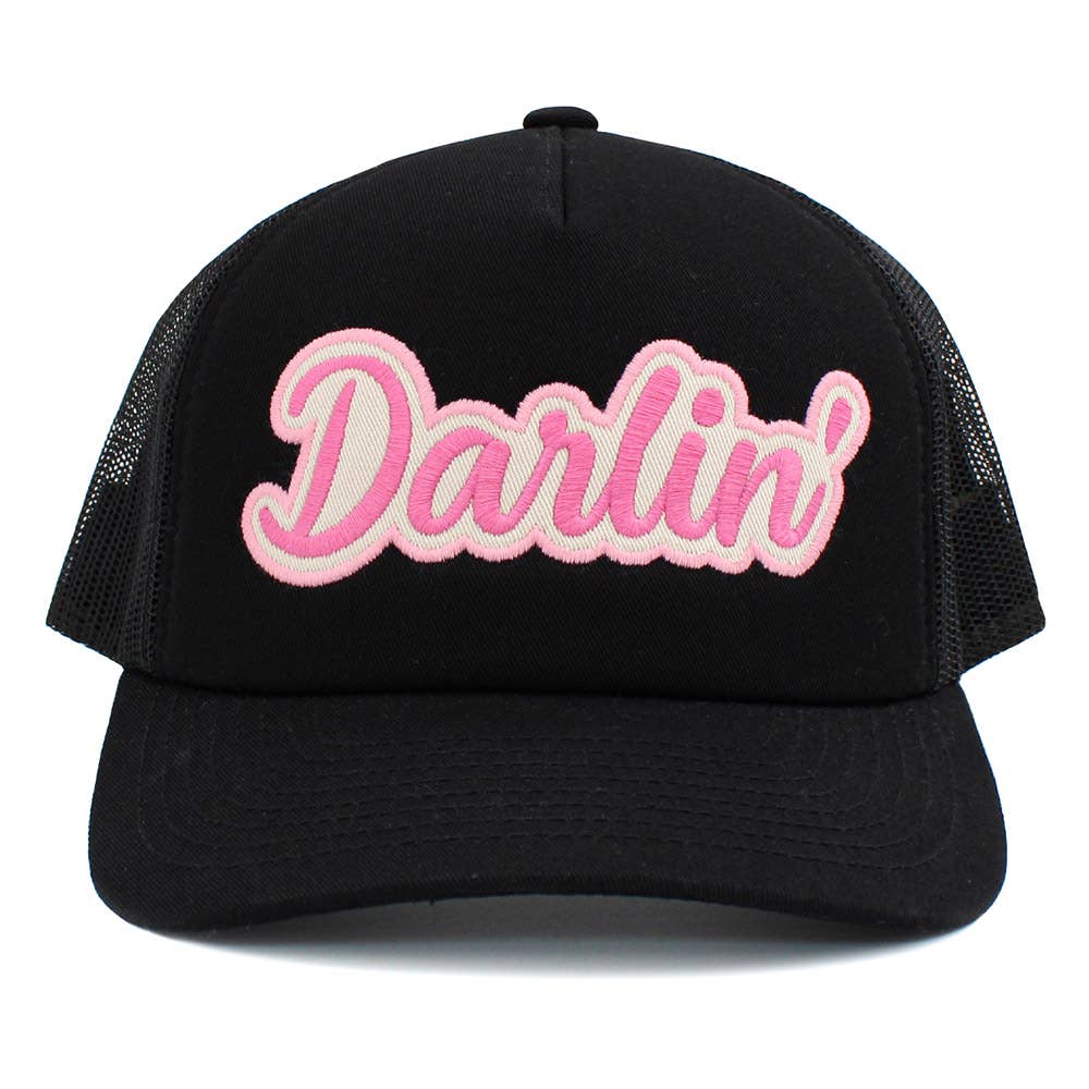 Sensibling Corp. - Wholesale Baseball Cap - Women's - DARLIN Message Mesh Back Baseball Cap2