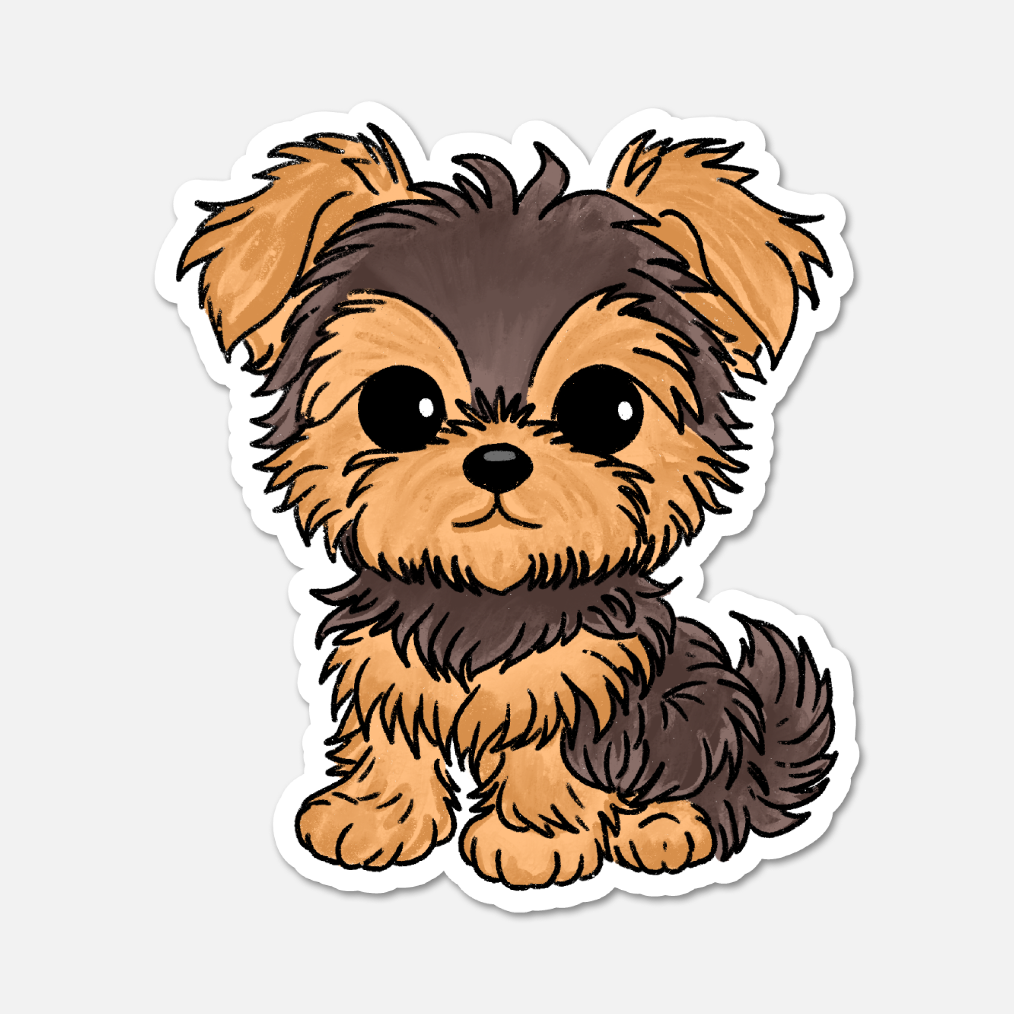 Footnotes - Wholesale Sticker - Minnie, The Yorkshire Terrier - Dog Sticker0