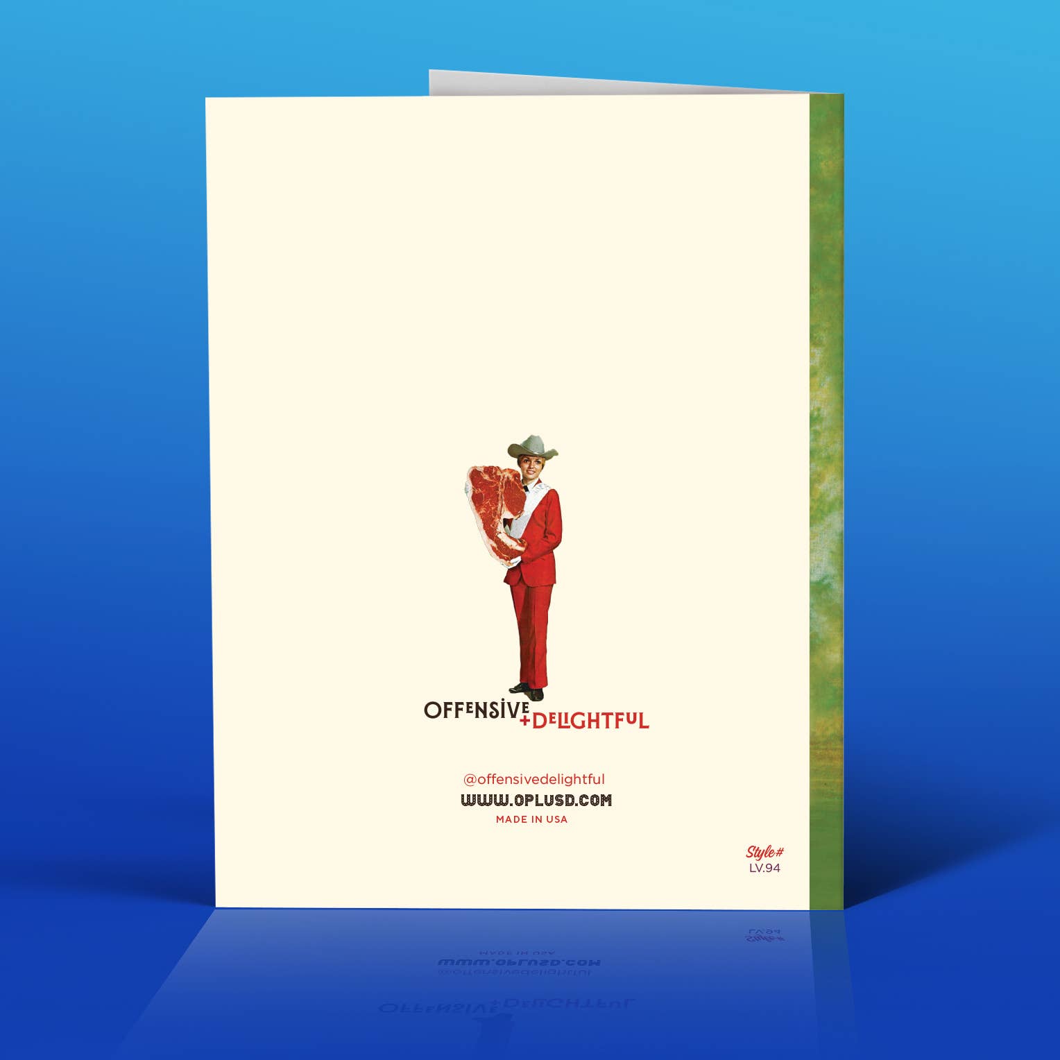 offensivedelightful - Wholesale Love Card - MEAT GIRL love card1