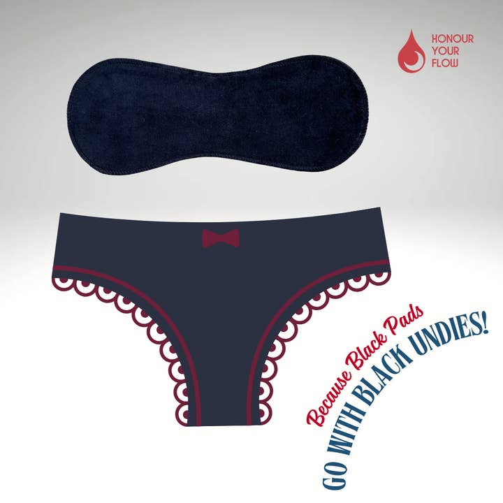 Honour Your Flow - Wholesale Menstrual pad/liner - Mini Pads - Reusable Sanitary Period Pads in Organic Cotton8