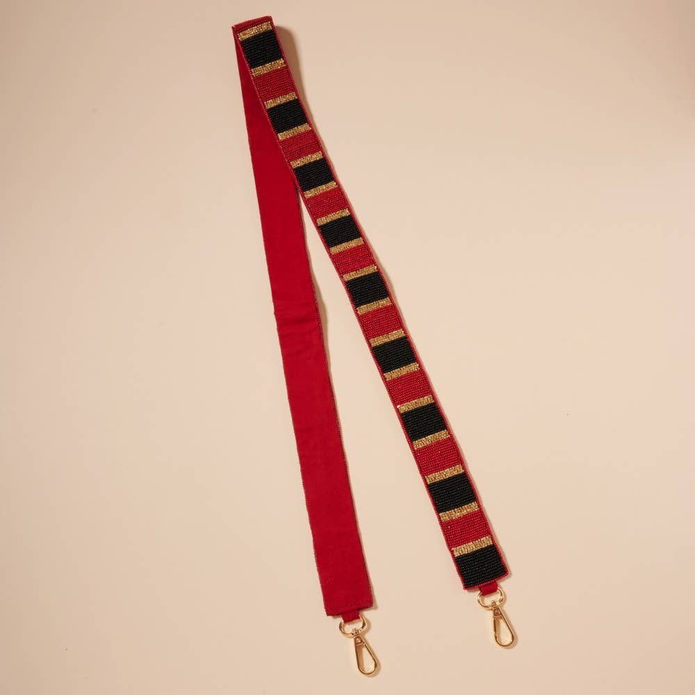 Frem - Wholesale Bag Strap - Women's - Striped Seed Beaded Bag Strap18