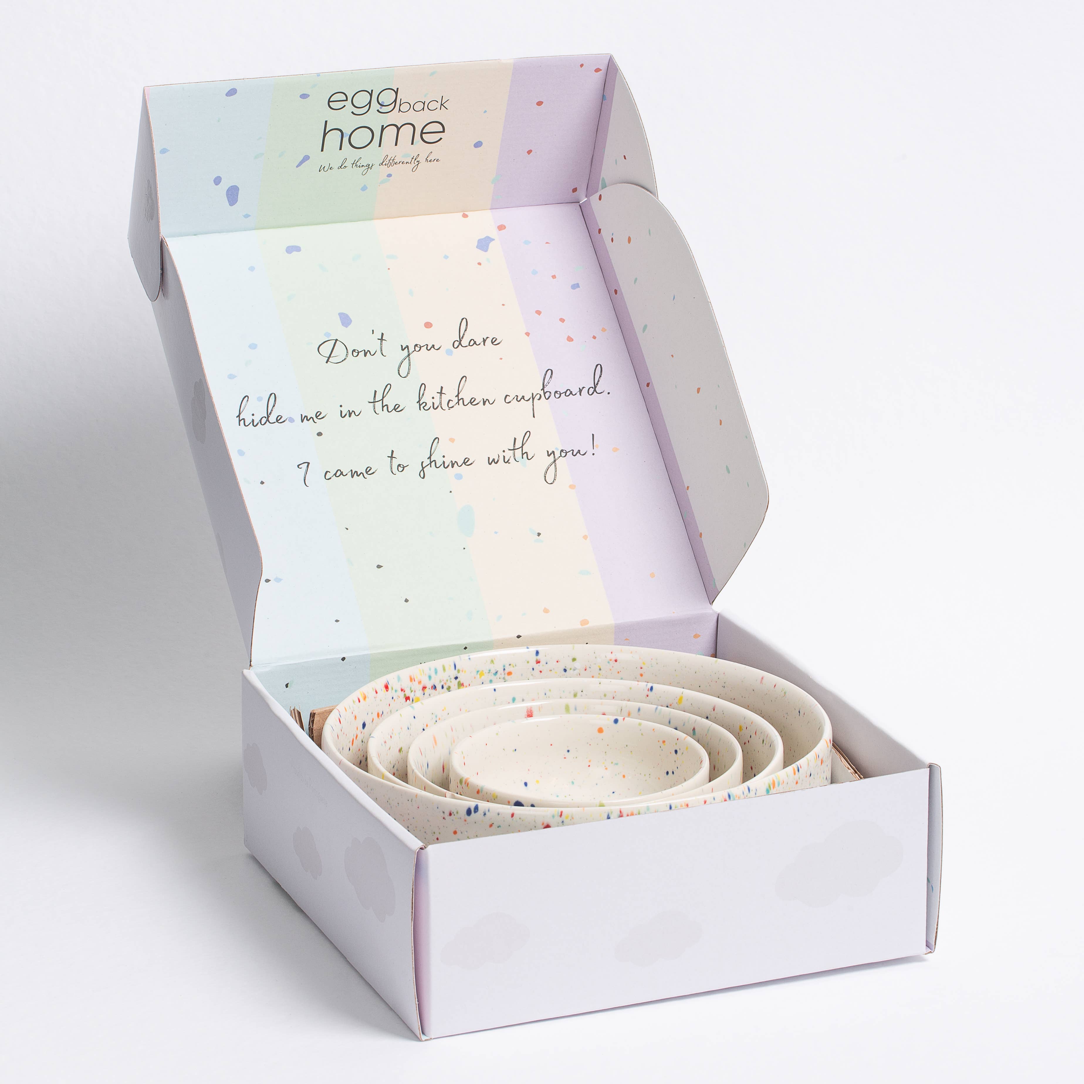 Egg Back Home – Engroshandel Skål – New Party SUPER skålesæt, 4 dele, hvid7