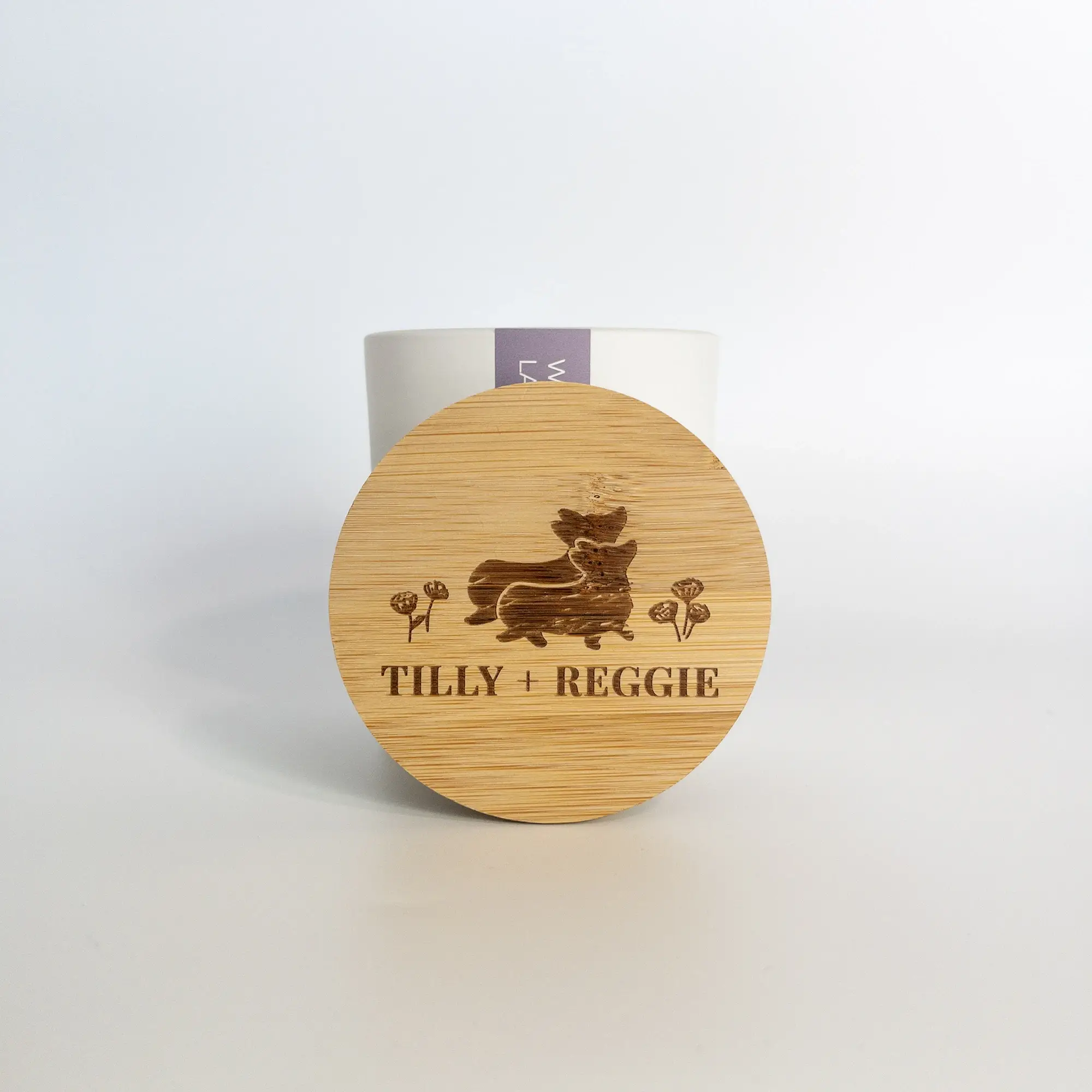 Tilly + Reggie - Wholesale Jar/Filled Candle - Soy Wax Candles | Classic Collection | White Sage + Lavender1
