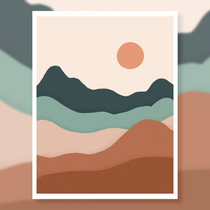 Stampa artistica «Ceian» - 8,5x11 per la vendita all'ingrosso da parte di Arianna Rose Art