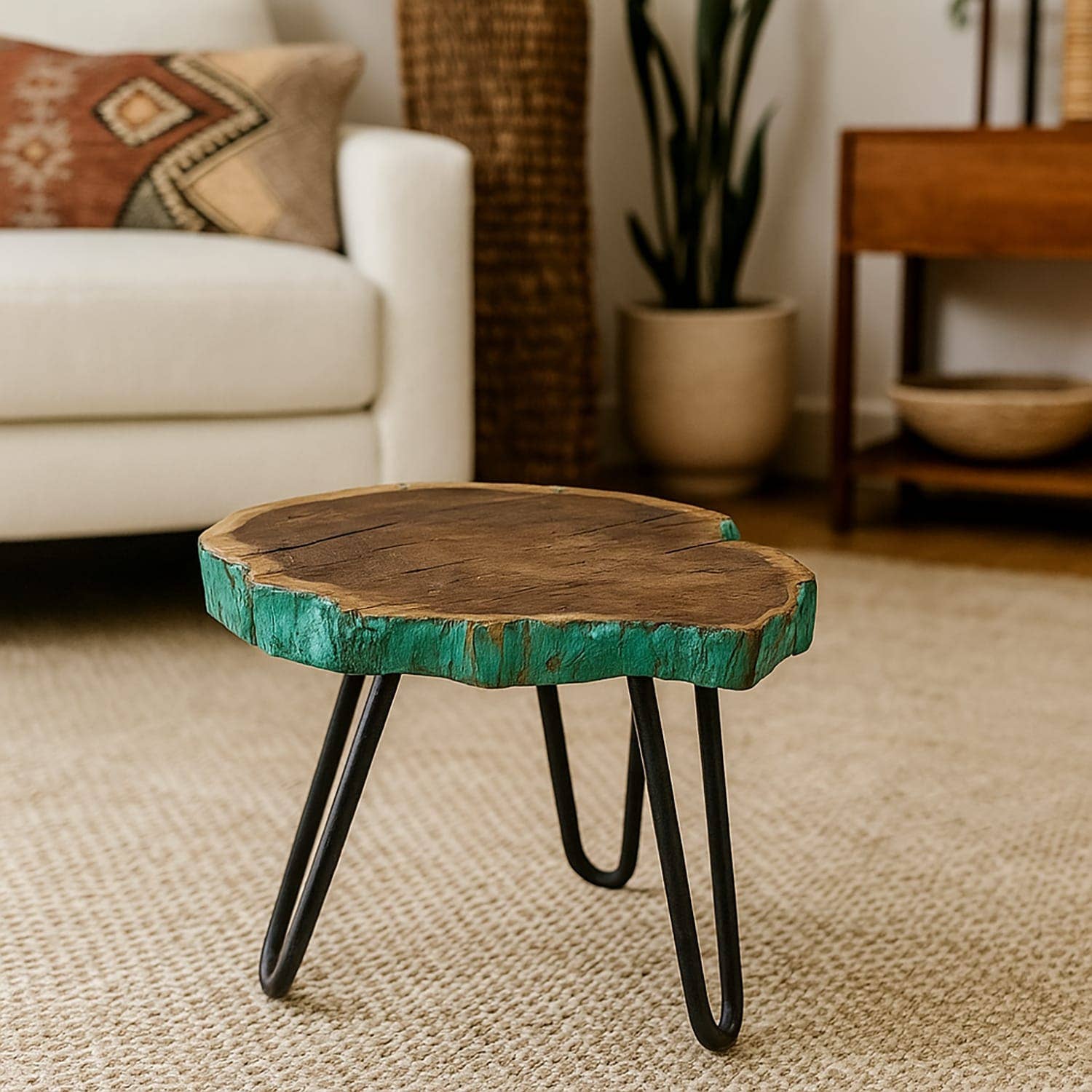 Etnico del Mondo - Wholesale Stool - Folding Stool for Plants in Iron and Solid Wood #30