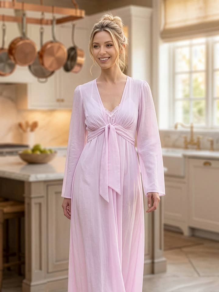 Diana Robe - Cotone Sussurro Rosa per la vendita all'ingrosso da parte di Everyday Ritual