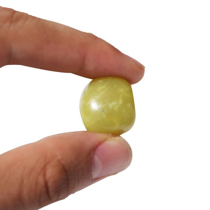 Stonebridge Imports - Wholesale Spiritual Stone/Crystal - Green Jade Tumbled Stones1