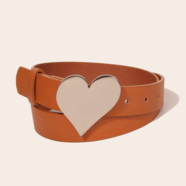 Dipped Shop - Wholesale Belt - Women's - Love Shaped Punk Street Leather Belt DPWB030213