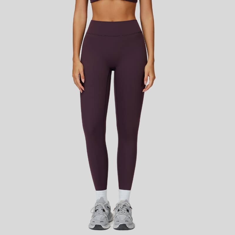 WONDERXFANS - Wholesale Athletic/Lounge Leggings - Women's - High-waisted V-neck leggings at the back3
