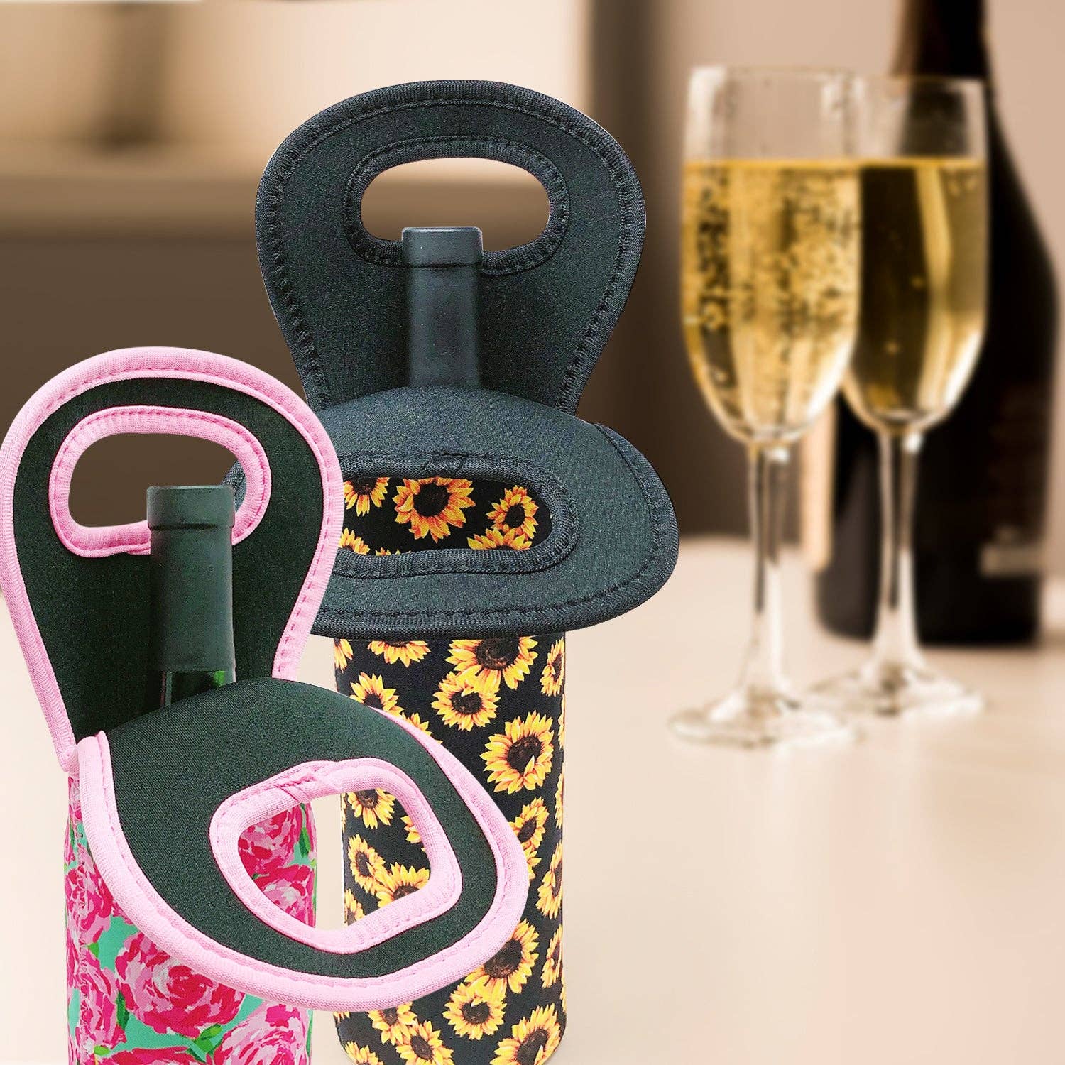 Wrapables.com - Wholesale Wine Tote - Wrapables Insulated Neoprene Wine Tote7